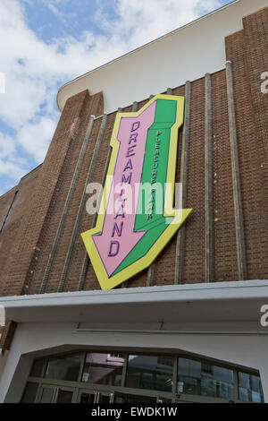 Margate`s reopening of dreamland fun park Stock Photo